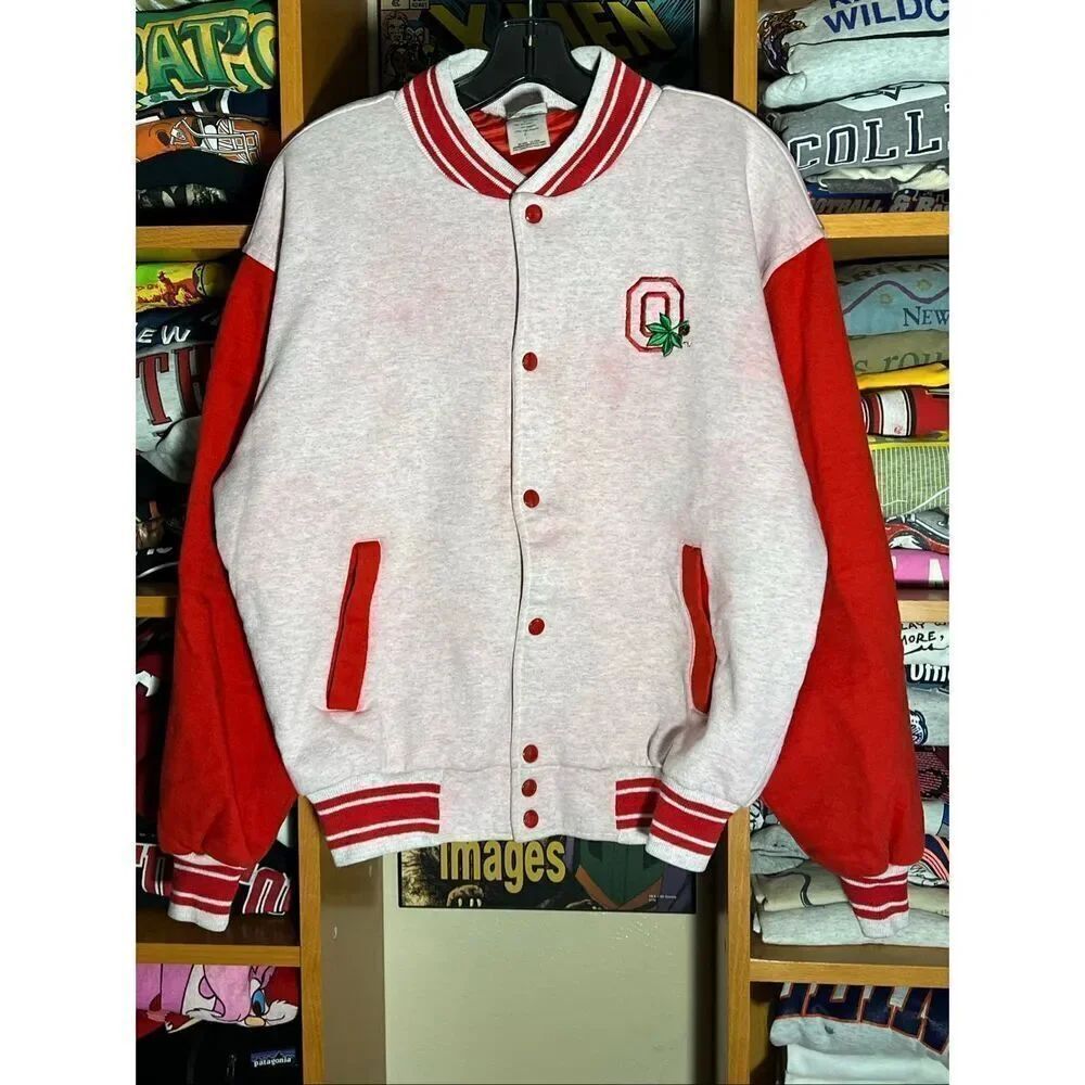 Vintage 90s Ohio State Buckeyes University Bomber Jacket